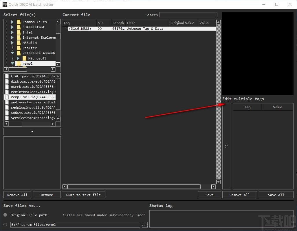 Quick Dicom batch editor下载,DICOM标签浏览编辑器